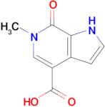6-Methyl-7-oxo-6,7-dihydro-1h-pyrrolo[2,3-c]pyridine-4-carboxylic acid