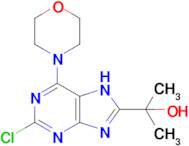 2-(2-Chloro-6-morpholino-7H-purin-8-yl)propan-2-ol