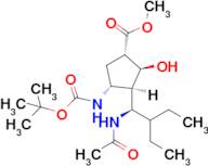Methyl (1S,2S,3R,4R)-3-((R)-1-acetamido-2-ethylbutyl)-4-((tert-butoxycarbonyl)amino)-2-hydroxycy...