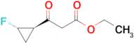 Ethyl 3-((1R,2S)-2-fluorocyclopropyl)-3-oxopropanoate