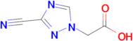 2-(3-Cyano-1H-1,2,4-triazol-1-yl)acetic acid