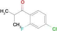 1-(4-Chloro-2-fluorophenyl)-2-methylpropan-1-one