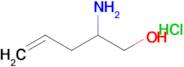 2-Aminopent-4-en-1-ol hydrochloride