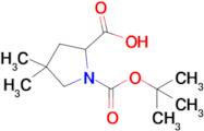 1-(Tert-butoxycarbonyl)-4,4-dimethylpyrrolidine-2-carboxylic acid