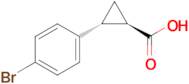 (1R,2R)-2-(4-Bromophenyl)cyclopropane-1-carboxylic acid