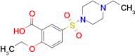 2-Ethoxy-5-((4-ethylpiperazin-1-yl)sulfonyl)benzoic acid