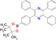2,3,5-Triphenyl-6-(4-(4,4,5,5-tetramethyl-1,3,2-dioxaborolan-2-yl)phenyl)pyrazine