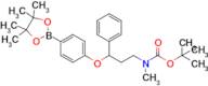 tert-Butyl methyl(3-phenyl-3-(4-(4,4,5,5-tetramethyl-1,3,2-dioxaborolan-2-yl)phenoxy)propyl)carb...