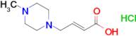 (E)-4-(4-Methylpiperazin-1-yl)but-2-enoic acid hydrochloride