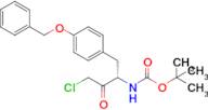 (S)-tert-Butyl (1-(4-(benzyloxy)phenyl)-4-chloro-3-oxobutan-2-yl)carbamate