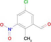 5-Chloro-2-methyl-3-nitrobenzaldehyde