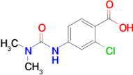 2-Chloro-4-[(dimethylcarbamoyl)amino]benzoic acid