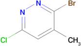 3-Bromo-6-chloro-4-methylpyridazine