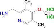 (4-Methoxy-3,5-dimethylpyridin-2-yl)methanamine dihydrochloride