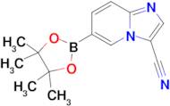 6-(4,4,5,5-TETRAMETHYL-1,3,2-DIOXABOROLAN-2-YL)IMIDAZO[1,2-A]PYRIDINE-3-CARBONITRILE