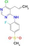 5-Allyl-6-chloro-N-(2-fluoro-4-(methylsulfonyl)phenyl)pyrimidin-4-amine