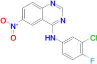 N-(3-Chloro-4-fluorophenyl)-6-nitroquinazolin-4-amine