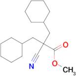 Methyl 2-cyano-3-cyclohexyl-2-(cyclohexylmethyl)propanoate