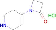 1-(Piperidin-4-yl)azetidin-2-one hydrochloride