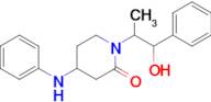 1-(1-Hydroxy-1-phenylpropan-2-yl)-4-(phenylamino)piperidin-2-one