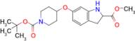 Methyl 6-((1-(tert-Butoxycarbonyl)piperidin-4-yl)oxy)indoline-2-carboxylate