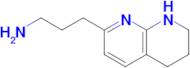 3-(5,6,7,8-Tetrahydro-1,8-naphthyridin-2-yl)propan-1-amine