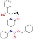 Benzyl (1-(1-hydroxy-1-phenylpropan-2-yl)-2-oxopiperidin-4-yl)(phenyl)carbamate