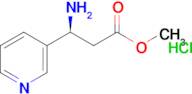 Methyl (S)-3-amino-3-(pyridin-3-yl)propanoate hydrochloride