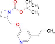 tert-Butyl 2-(((5-allylpyridin-3-yl)oxy)methyl)azetidine-1-carboxylate