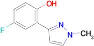 4-Fluoro-2-(1-methyl-1H-pyrazol-3-yl)phenol