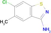 6-Chloro-5-methyl-1,2-benzisothiazol-3-amine