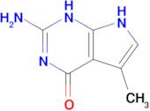 2-Amino-5-methyl-1,7-dihydropyrrolo[2,3-d]pyrimidin-4-one