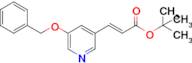 tert-Butyl (E)-3-(5-(benzyloxy)pyridin-3-yl)acrylate