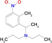 N-(1-(2-Methyl-3-nitrophenyl)ethyl)-N-propylpropan-1-amine