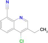 4-Chloro-3-ethylquinoline-8-carbonitrile