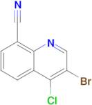 3-Bromo-4-chloroquinoline-8-carbonitrile