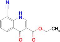 Ethyl 8-cyano-4-oxo-1,4-dihydroquinoline-3-carboxylate
