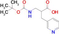 3-((tert-Butoxycarbonyl)amino)-2-(pyridin-3-ylmethyl)propanoic acid