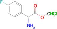 Methyl (R)-2-amino-2-(4-fluorophenyl)acetate hydrochloride