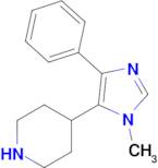 4-(1-Methyl-4-phenyl-1H-imidazol-5-yl)piperidine