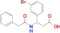 3-(3-Bromophenyl)-3-(2-phenylacetamido)propanoic acid