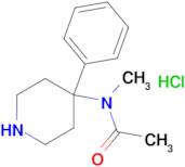 N-Methyl-N-(4-phenylpiperidin-4-yl)acetamide hydrochloride