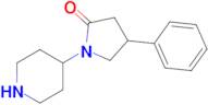 4-Phenyl-1-(piperidin-4-yl)pyrrolidin-2-one