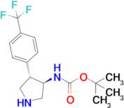 tert-Butyl ((3R,4S)-4-(4-(trifluoromethyl)phenyl)pyrrolidin-3-yl)carbamate