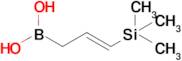 (E)-(3-(Trimethylsilyl)allyl)boronic acid