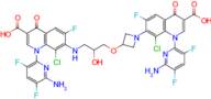 1-(6-Amino-3,5-difluoropyridin-2-yl)-7-(3-(3-((1-(6-amino-3,5-difluoropyridin-2-yl)-3-carboxy-8-...