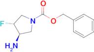 Benzyl (3R,4R)-3-amino-4-fluoropyrrolidine-1-carboxylate