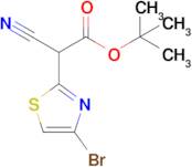 tert-Butyl 2-(4-bromothiazol-2-yl)-2-cyanoacetate