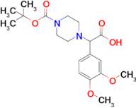 2-(4-Boc-piperazino)-2-(3,4-dimethoxyphenyl)acetic acid