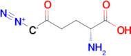 (2R)-2-amino-6-diazo-5-oxohexanoic acid